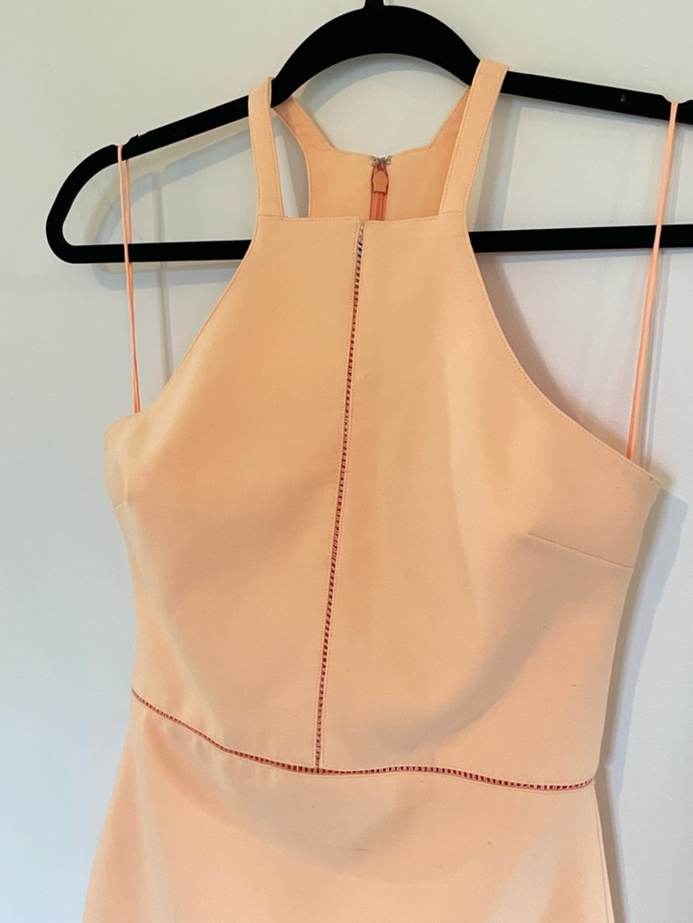 Elizabeth and James Peach Halter Mini Dress - Picture 2 of 4
